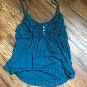 American Eagle cute and flowy embroidered tank!